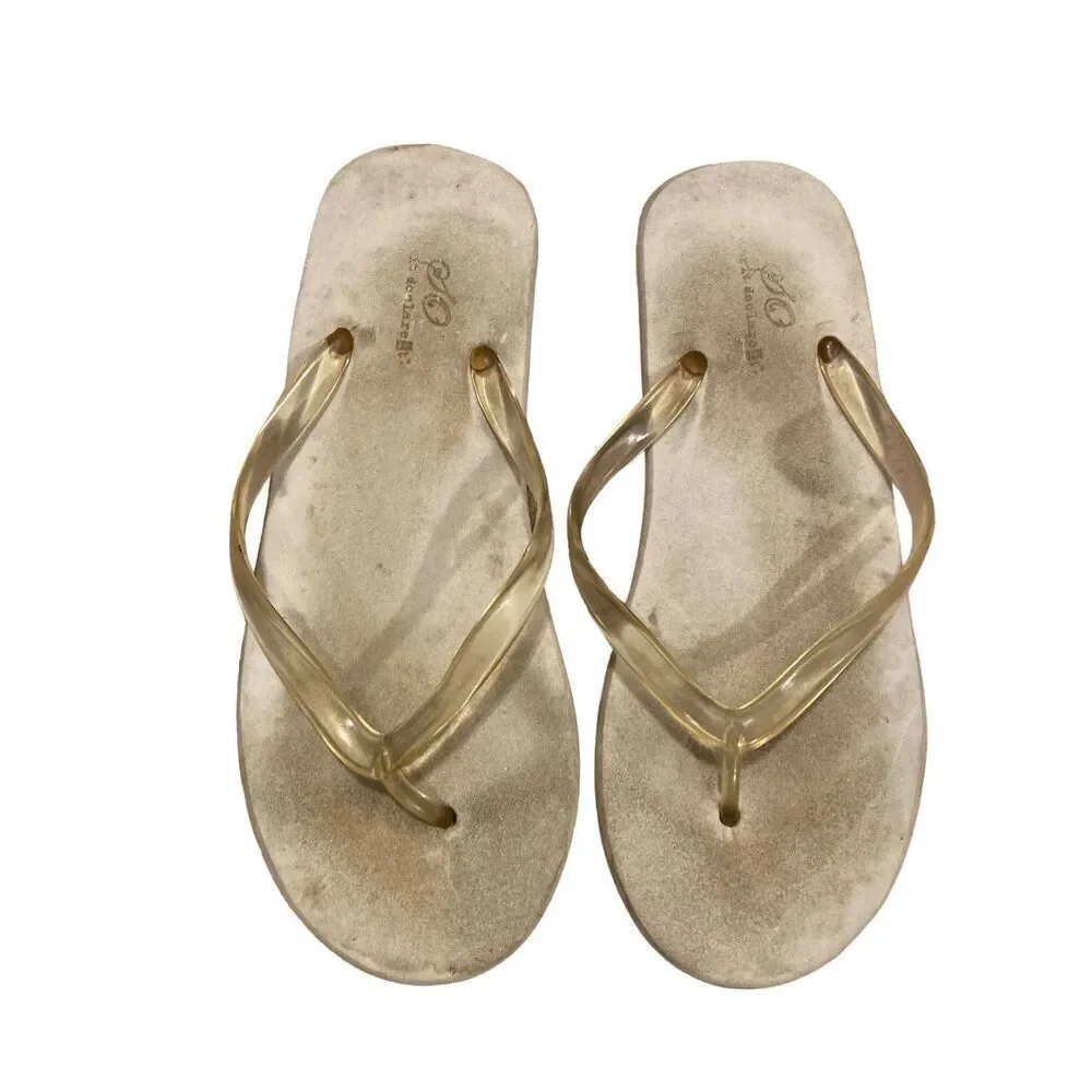 SO Wear It Declare It Platform Flipflops Y2K Vintage Coastal Beach Vacation